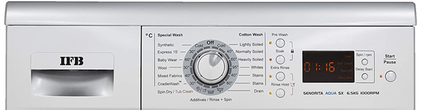 IFB Senorita Aqua SX 6.5 kg washing machine - Silver 1000 rpm